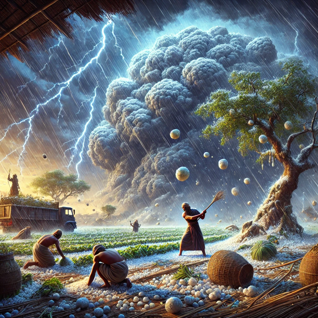 A Sétima Praga do Egito: Granizo que mata